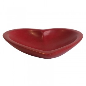 Red Heart Shaped Dish