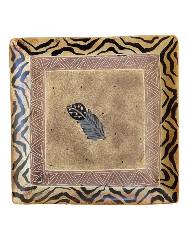 Square Feather Dish