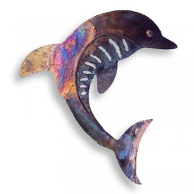 Recycled Metal Dolphin