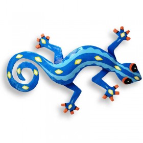 Recycled Oil Drum Gecko