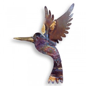 Recycled Metal Hummingbird