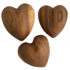 Large Olive Wood Heart