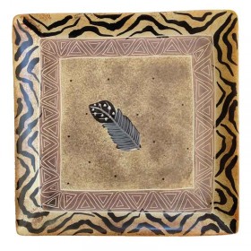 Square Feather Dish