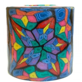 Stained Glass Candle