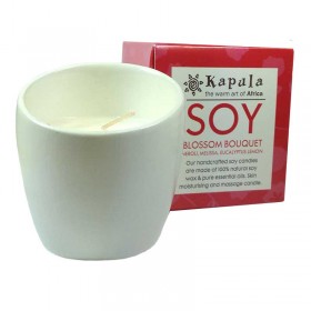 Soy Blossom Ceramic Candle